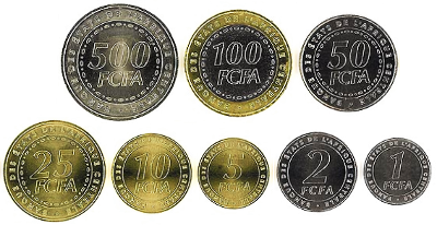 mince Středoafrické měnové a ekonomické společenství