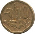 p10 centů Jihoafrická republika