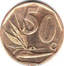 p50 centů Jihoafrická republika