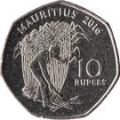 10 rupií Mauricius
