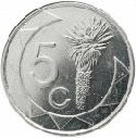p-5 centů Namibie