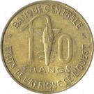 p-10 franků Západoafrická měnová a ekonomická unie
