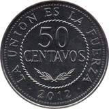 p50 centavos Bolívie