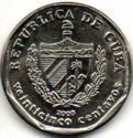 z 25 centavos cuc Kuba