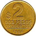 p 2 peso Uruguay