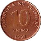 p10 centavos Filipíny