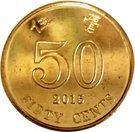 p50 centů Hongkong