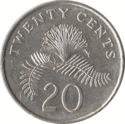 p20 centů Singapur