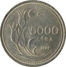 p5 000 lir Turecko