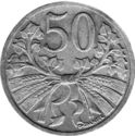 p50 haléřů2 csr 1946-1953