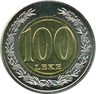 p100 leke Albánie