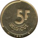 p5 franků Belgie
