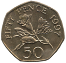 p50 pence Guernsey