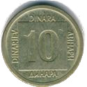 p10 dinárů2 Jugoslávie