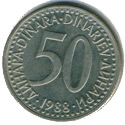 p50 dinárů Jugoslávie
