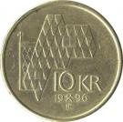 p10 korun Norsko
