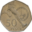p50 pence Spojené království