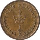 p½ penny Spojené království