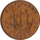 p½ penny Spojené království