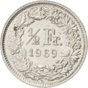 p½ franku Švýcarsko