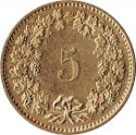 p5 centů Švýcarsko